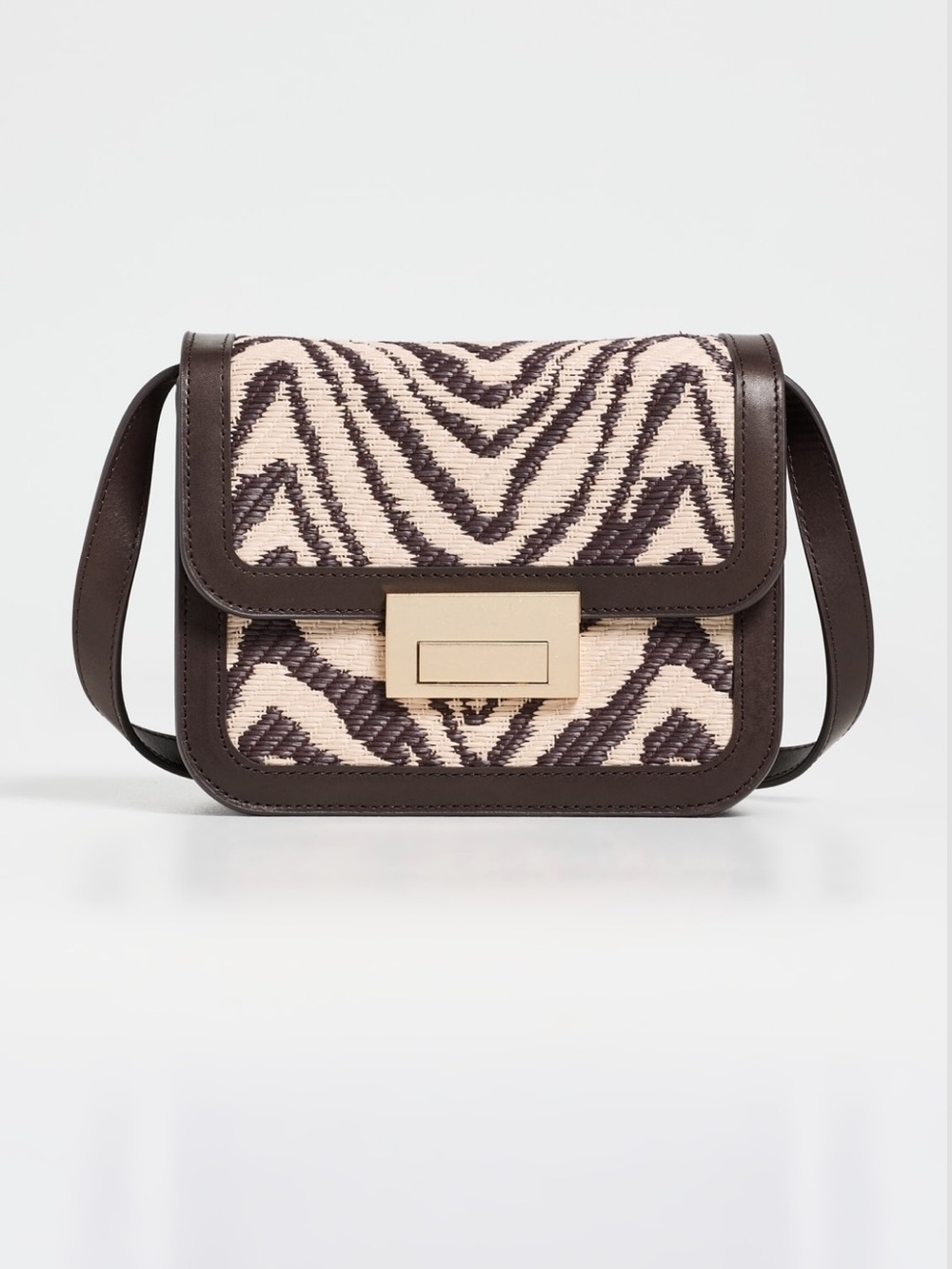 Loeffler Randall Desi Crossbody Bag with Lock Hardware